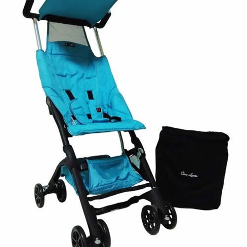 Cocolatte 838 Pockit 2S Cover Stroller - Blue Tosca