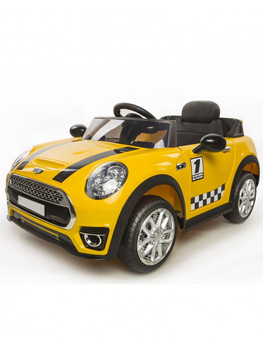 Mobil Aki Mini Cooper Yellow (lapisan ban)