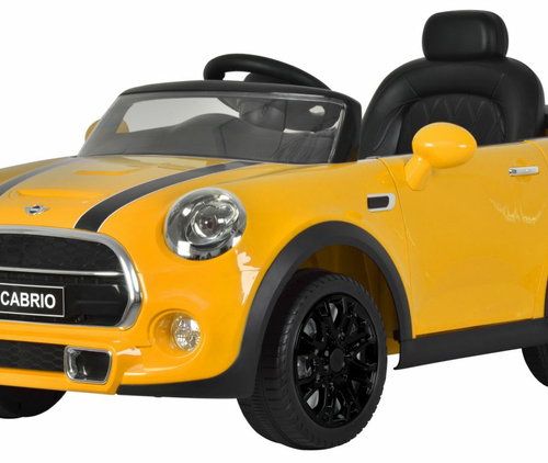 Mobil Aki Pliko Mini Cooper Cabrio Yellow